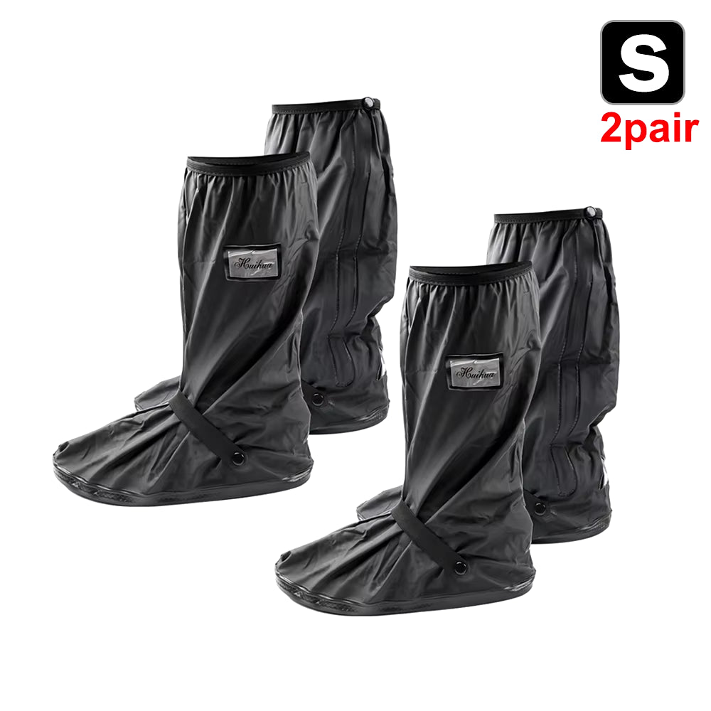 Reusable Motorcycle Scooter Dirt Bike Rain Shoes Cover Non-Slip Boot Covers Unisex Bicycle Shoes Protectors for Rainy Snowy Day