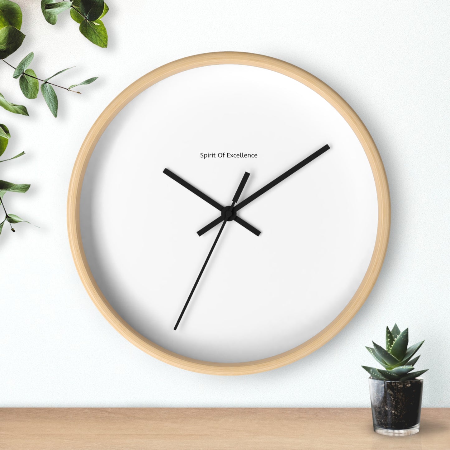 Minimalist Wall Clock - Spirit of Excellence Decor