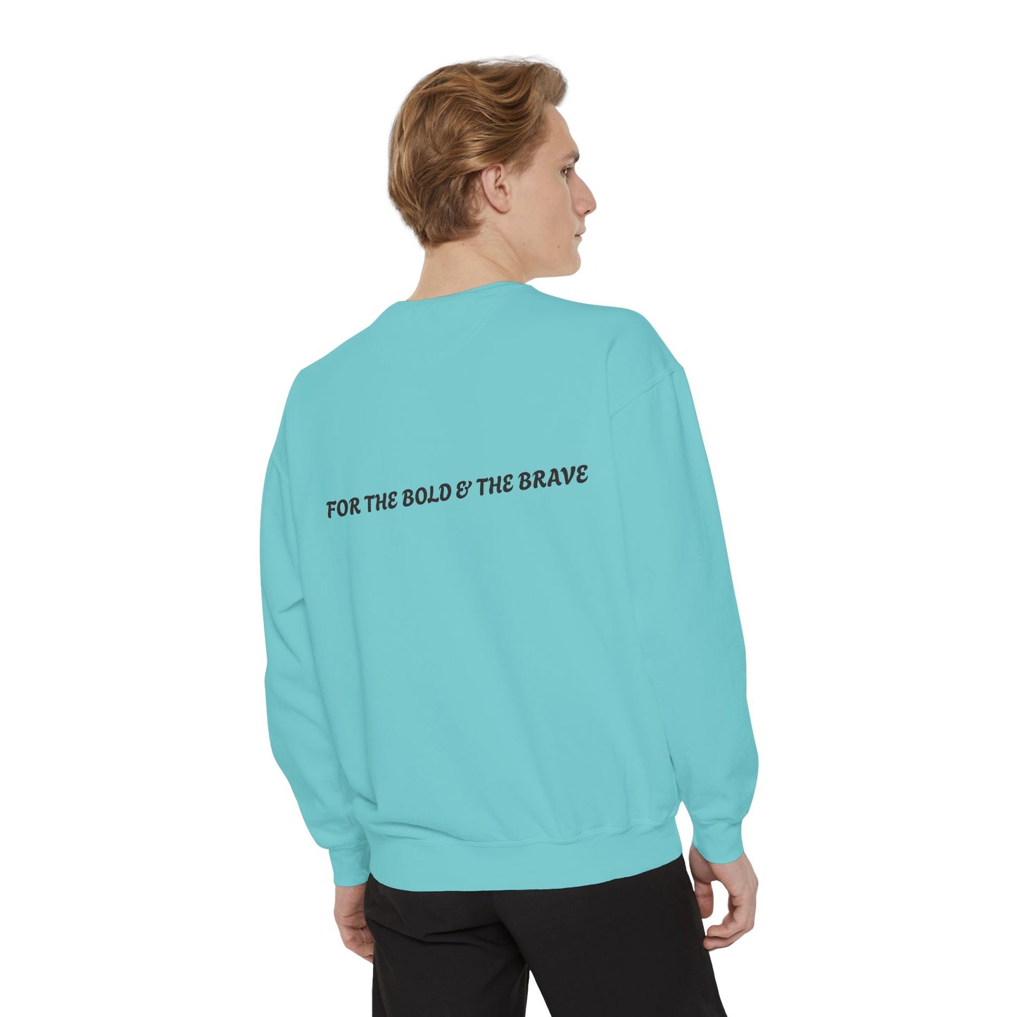 Unisex Garment-Dyed Sweatshirt - Form Meets Function | For the Bold & the Brave