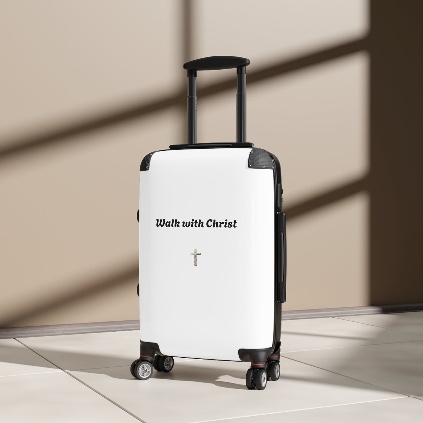 Inspirational "Walk with Christ" Carry-On Suitcase