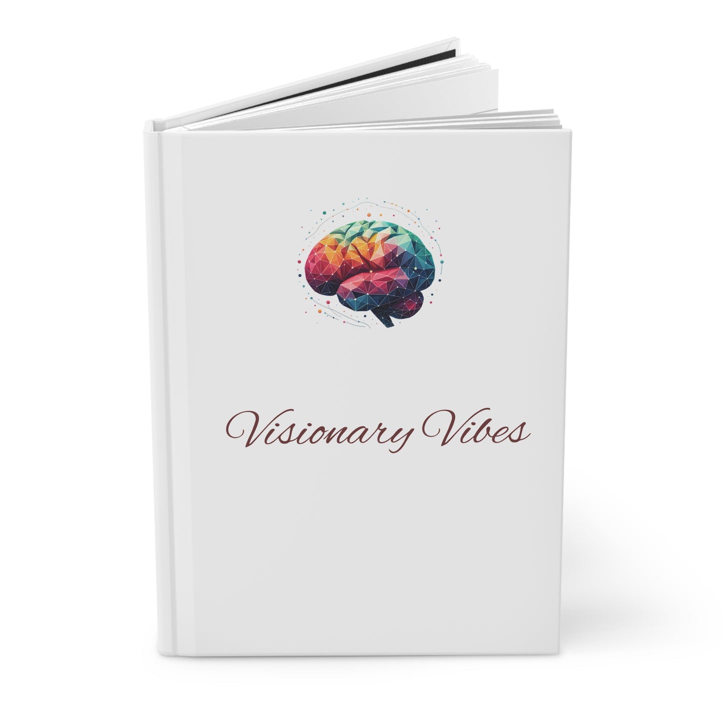 Visionary Vibes Hardcover Journal - Inspirational Design for Creative Minds