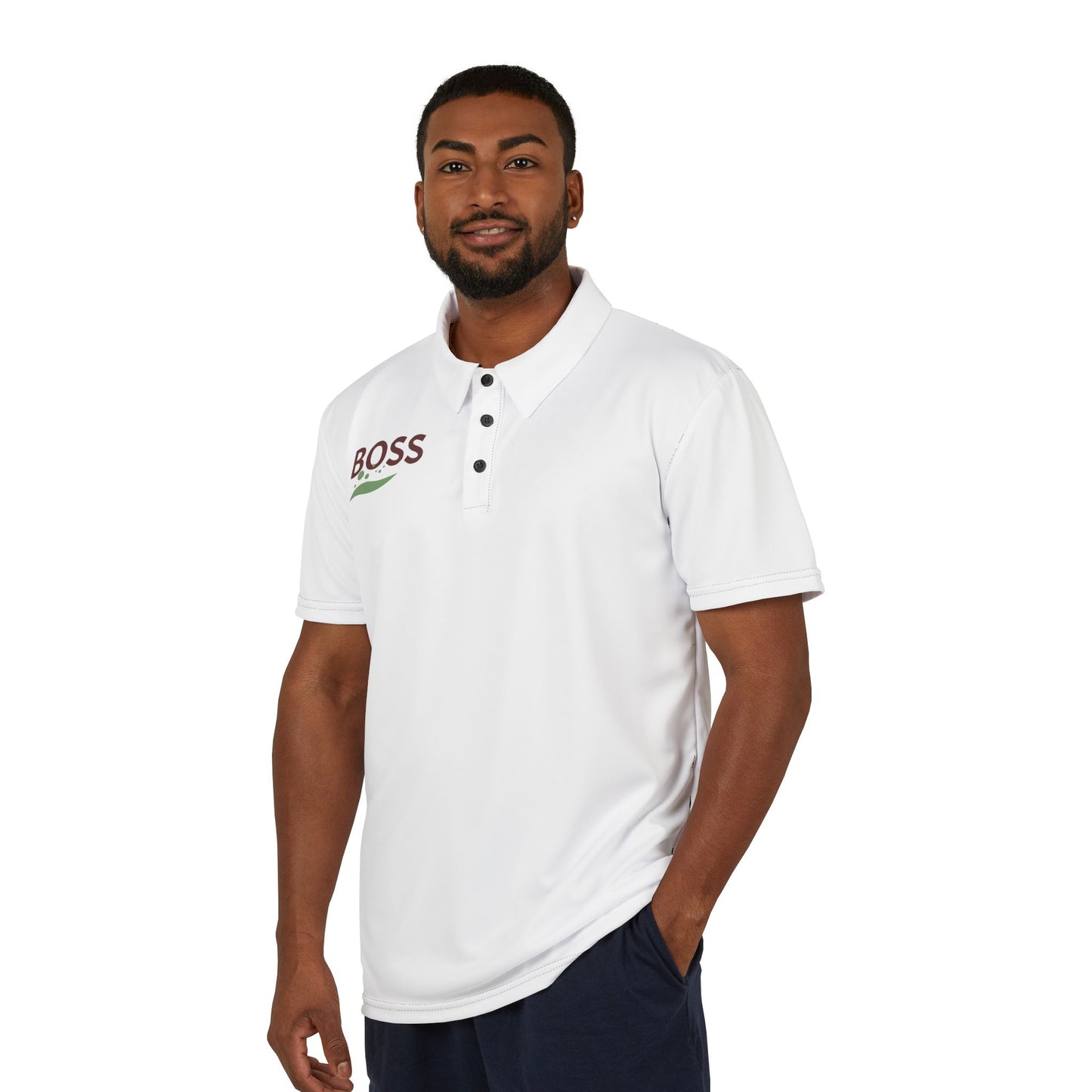 Stylish Unisex Polo Shirt - 'BOSS' Embroidered Design for Confident Leaders