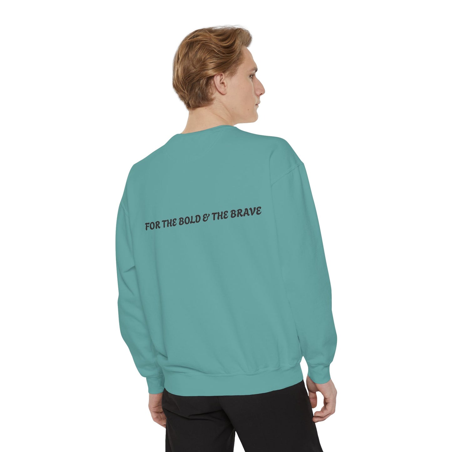 Unisex Garment-Dyed Sweatshirt - Form Meets Function | For the Bold & the Brave