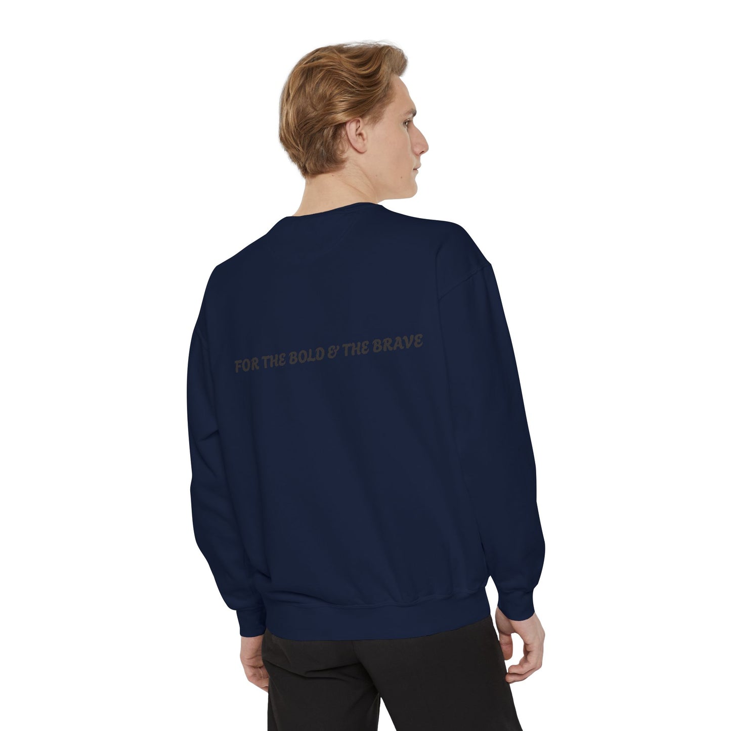 Unisex Garment-Dyed Sweatshirt - Form Meets Function | For the Bold & the Brave