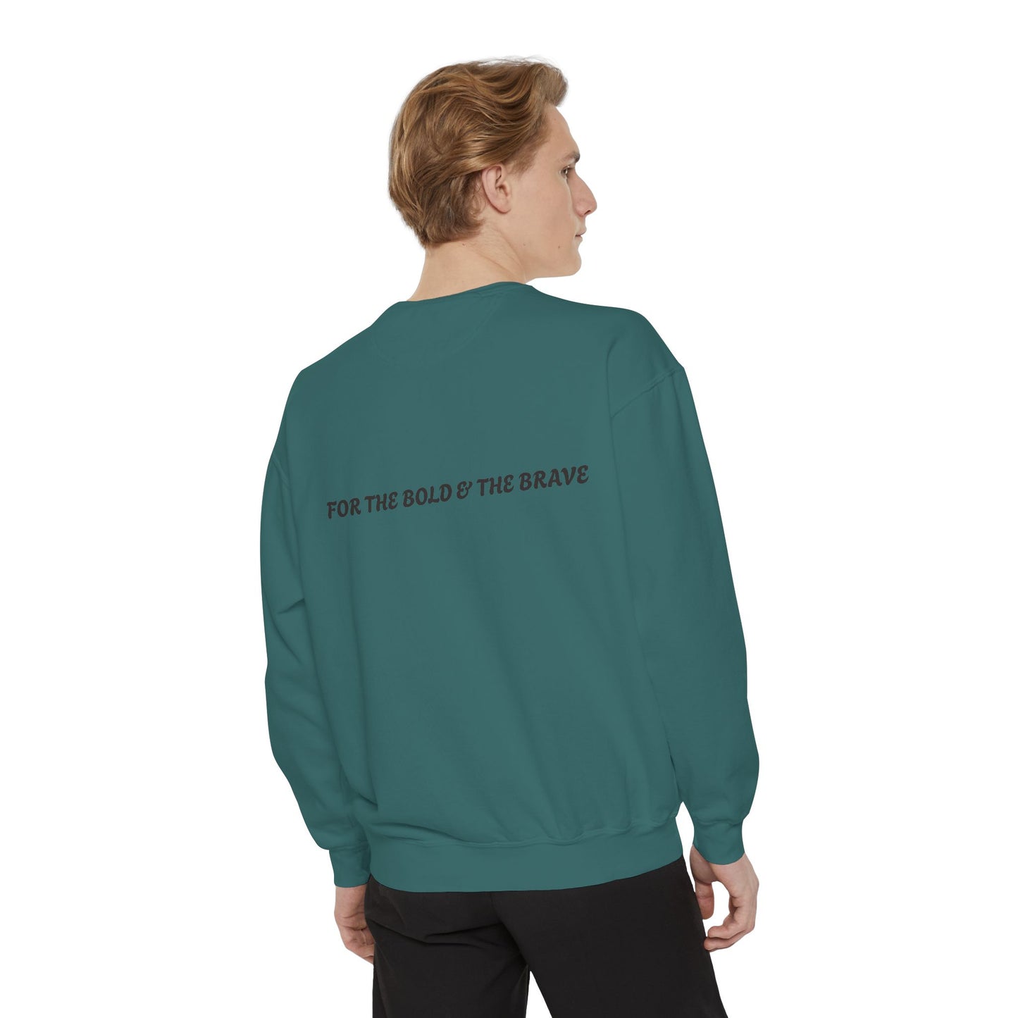 Unisex Garment-Dyed Sweatshirt - Form Meets Function | For the Bold & the Brave