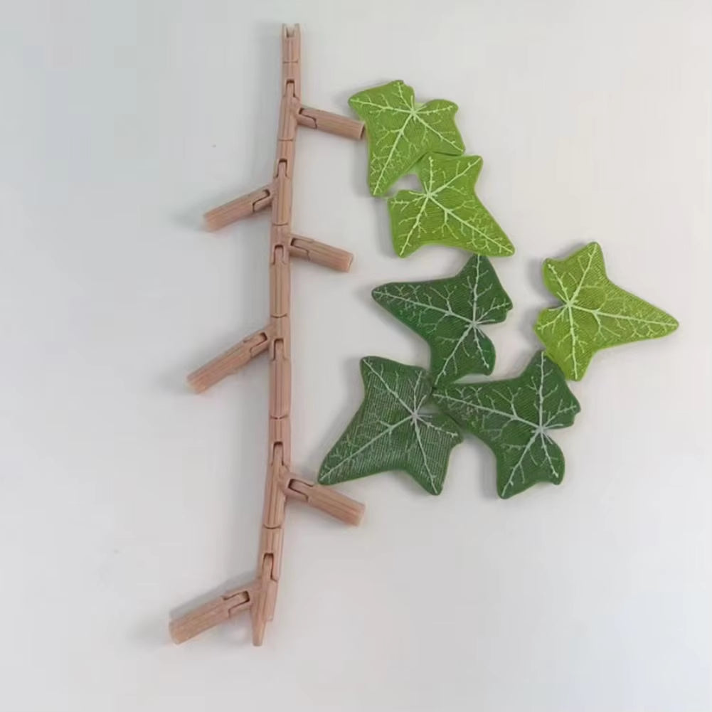 Ivy Fridge Magnet with Articulating Stems 3D Printed Ivy Leaf Plants Refrigerator Magnet Fridge Locker Decoration