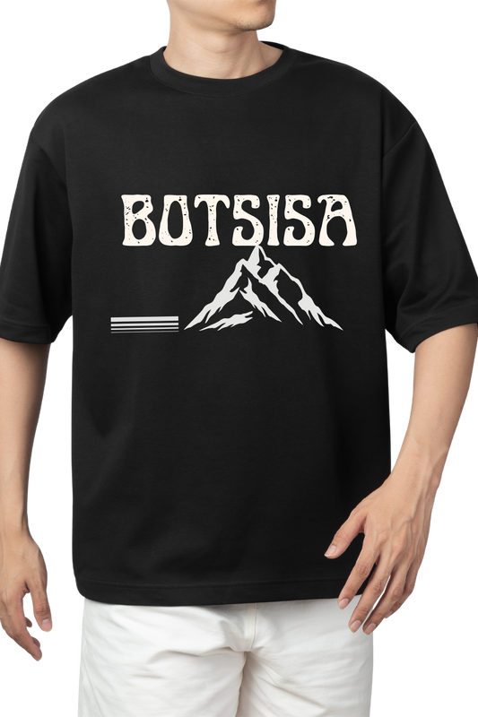 The Perfect Fit: Black Cotton Botsisa T-Shirt