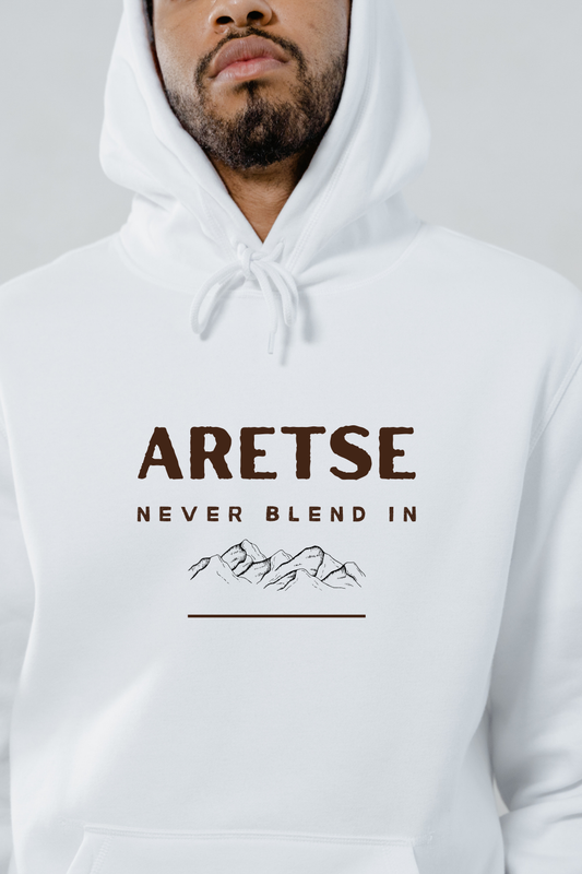 White Aretse Hoodie