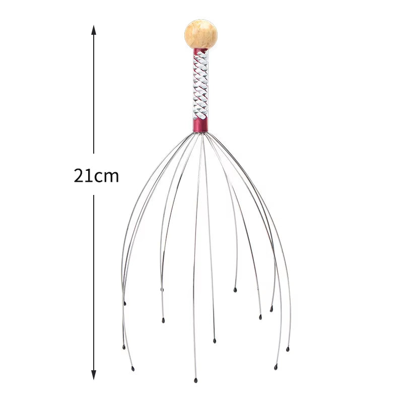 1/2PCS Head Massager Head Scratching Octopus Scalp Non Soul Extractor Divine Tool for Extracting Healthy and Healthy Hair