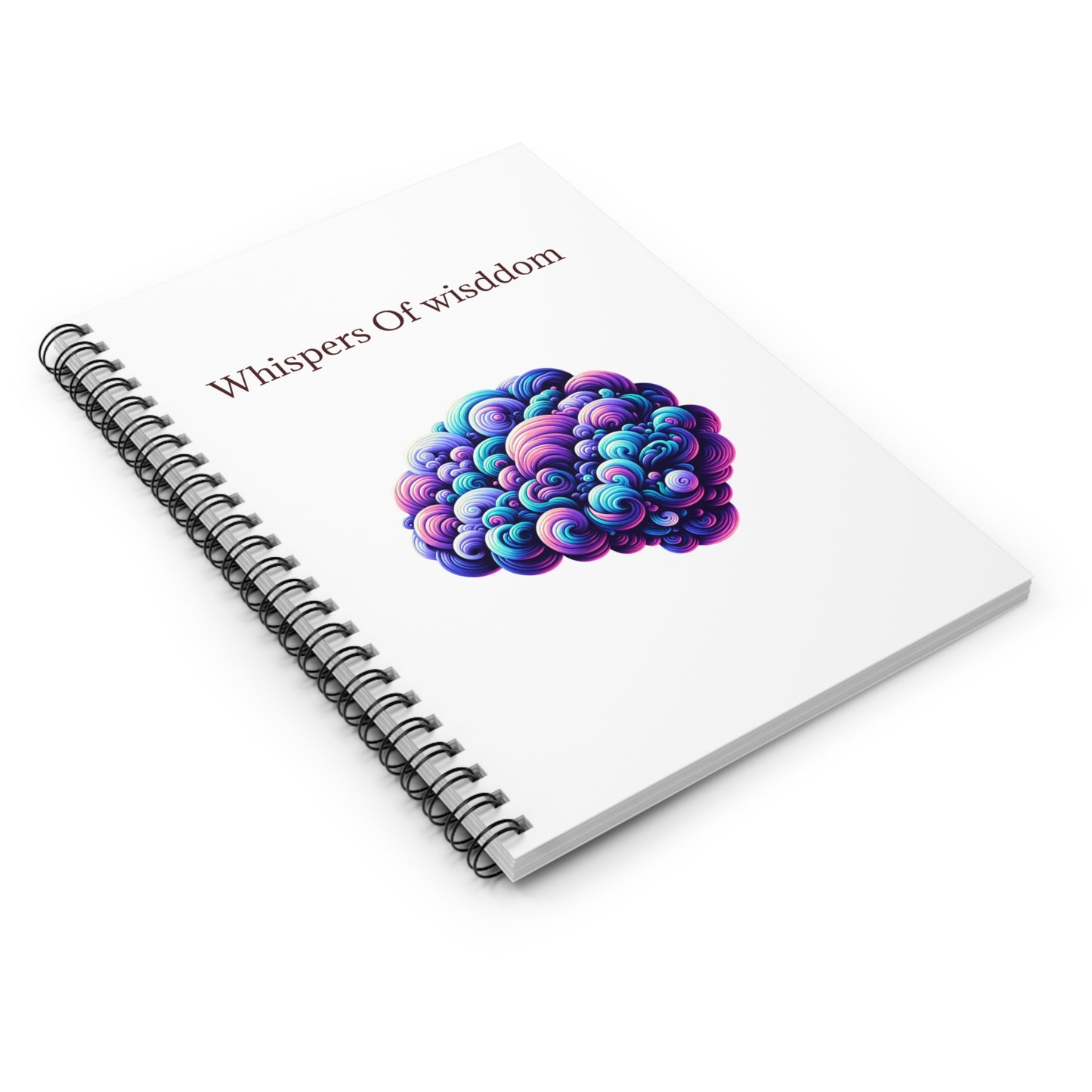 Whispers of Wisdom Spiral Notebook - Ruled Lines for Creative Souls