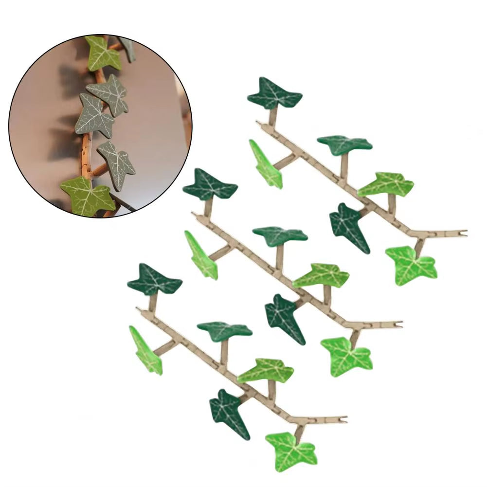 Ivy Fridge Magnet with Articulating Stems 3D Printed Ivy Leaf Plants Refrigerator Magnet Fridge Locker Decoration