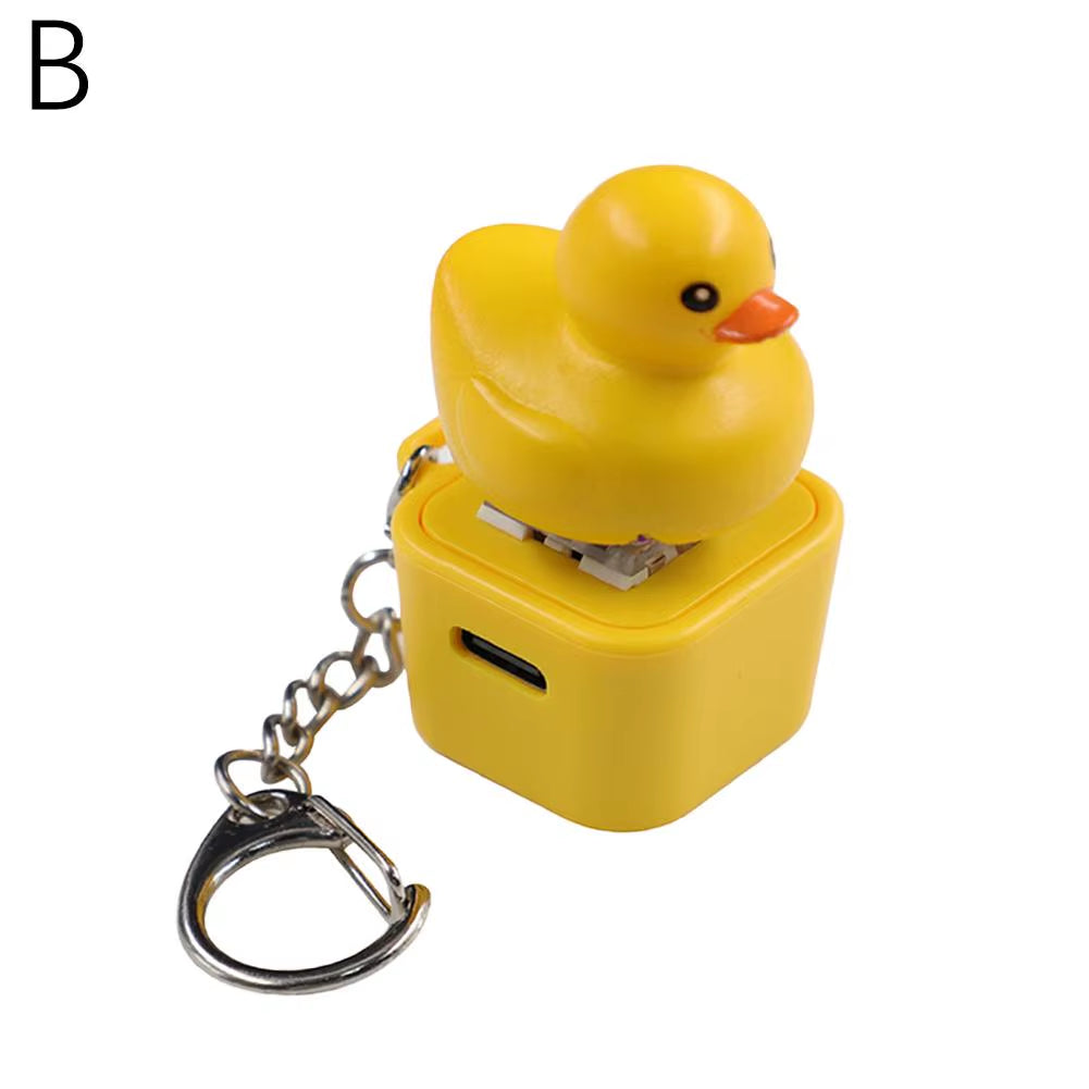 Rechargeable Cat Claw Wooden Fish Little Yellow Duck Hot-Swappable Shaft Seat Colorful Effect N212 Shaft Tester