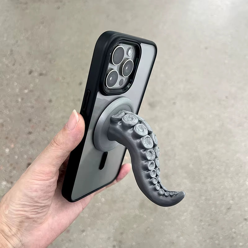 Creative Octopus Tentacle Claw Magnetic Mobile Phone Holder Refrigerator Magnetic Hook Magsafe Handheld Phone Stand