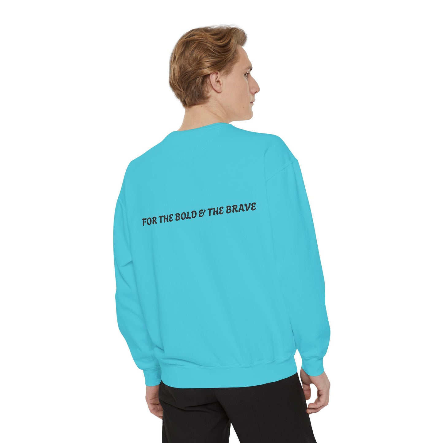 Unisex Garment-Dyed Sweatshirt - Form Meets Function | For the Bold & the Brave