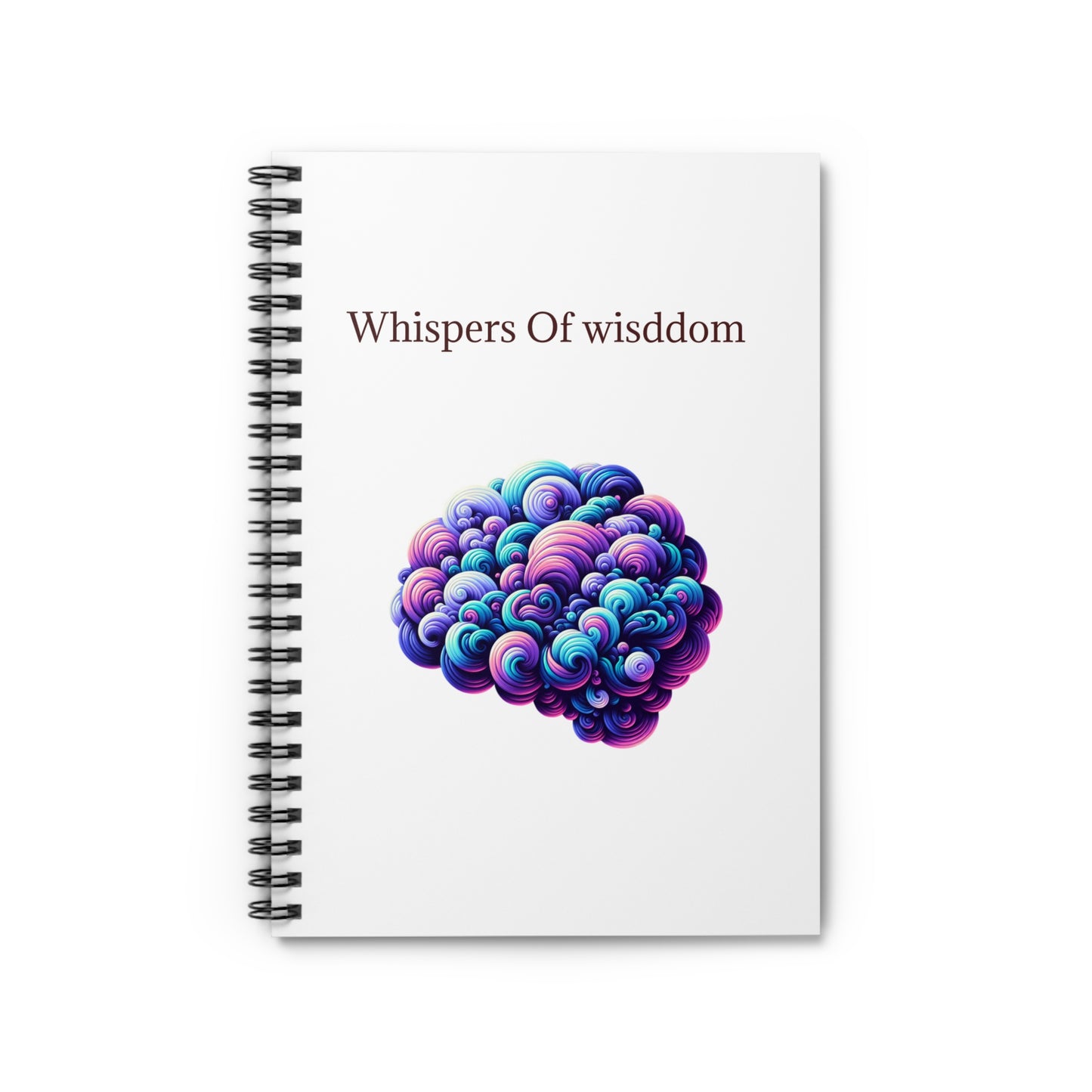 Whispers of Wisdom Spiral Notebook - Ruled Lines for Creative Souls