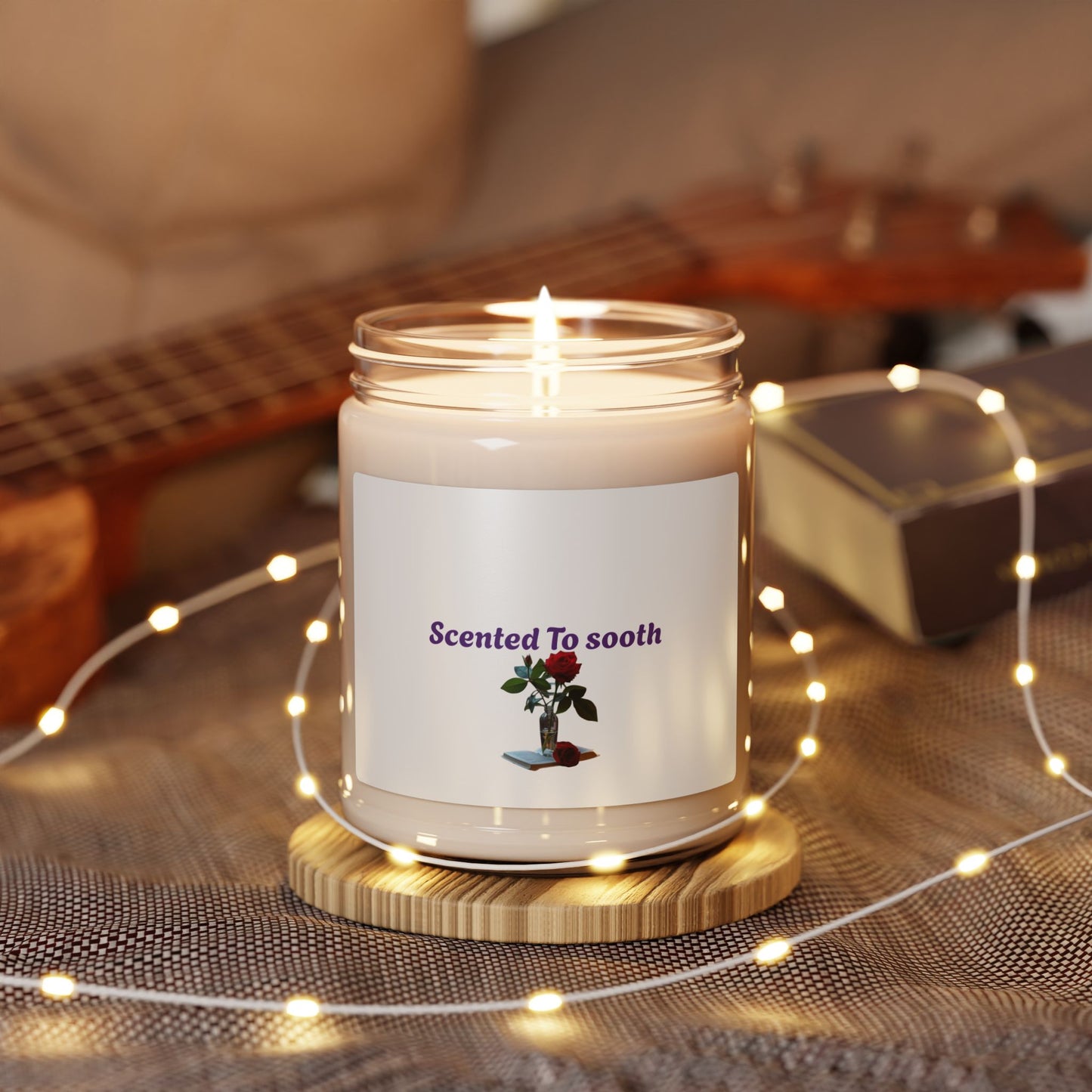 Scented Soy Candle - "Scented To Sooth" - Relaxing Aromatherapy for Home Decor