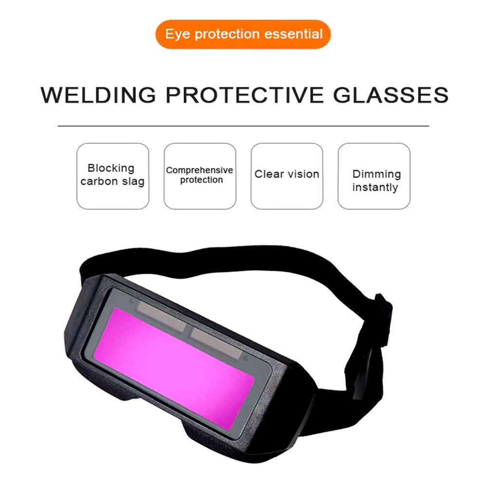 Welding Glasses Automatic Darkening Dimming Anti-Glare Argon Arc Welding Glasses Welder Safety Eye Protection Goggles Tools