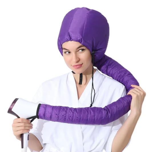 Hair Drying Cap Hair Dryer Caps Care Hair Perm and Dye Styling Warm Air Adjustable Drying Hood Home Hairdressing Salon Supply