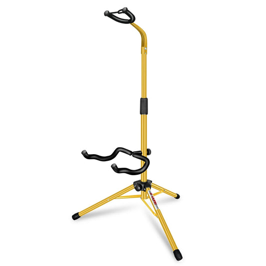 5Core Guitar Stand Floor Foldingholder Soporte Para Guitarra for Acoustic Electric Bass Yellow