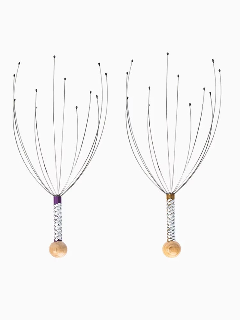 1/2PCS Head Massager Head Scratching Octopus Scalp Non Soul Extractor Divine Tool for Extracting Healthy and Healthy Hair