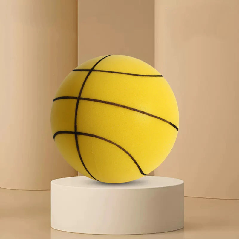 Silent High Density Foam Sports Ball Indoor Mute Basketball Soft Elastic Ball Children Sports Toy Games