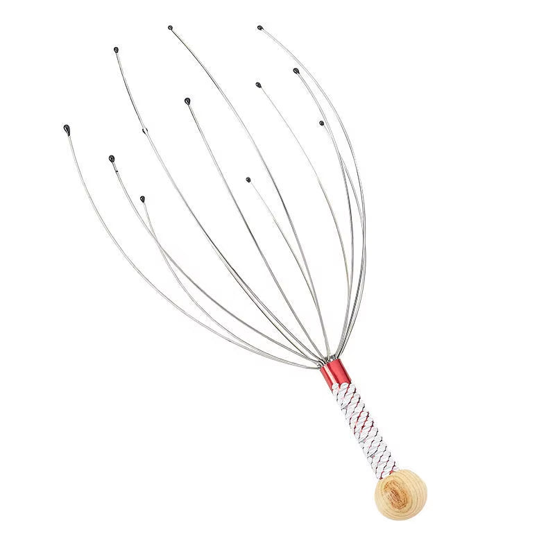 1/2PCS Head Massager Head Scratching Octopus Scalp Non Soul Extractor Divine Tool for Extracting Healthy and Healthy Hair