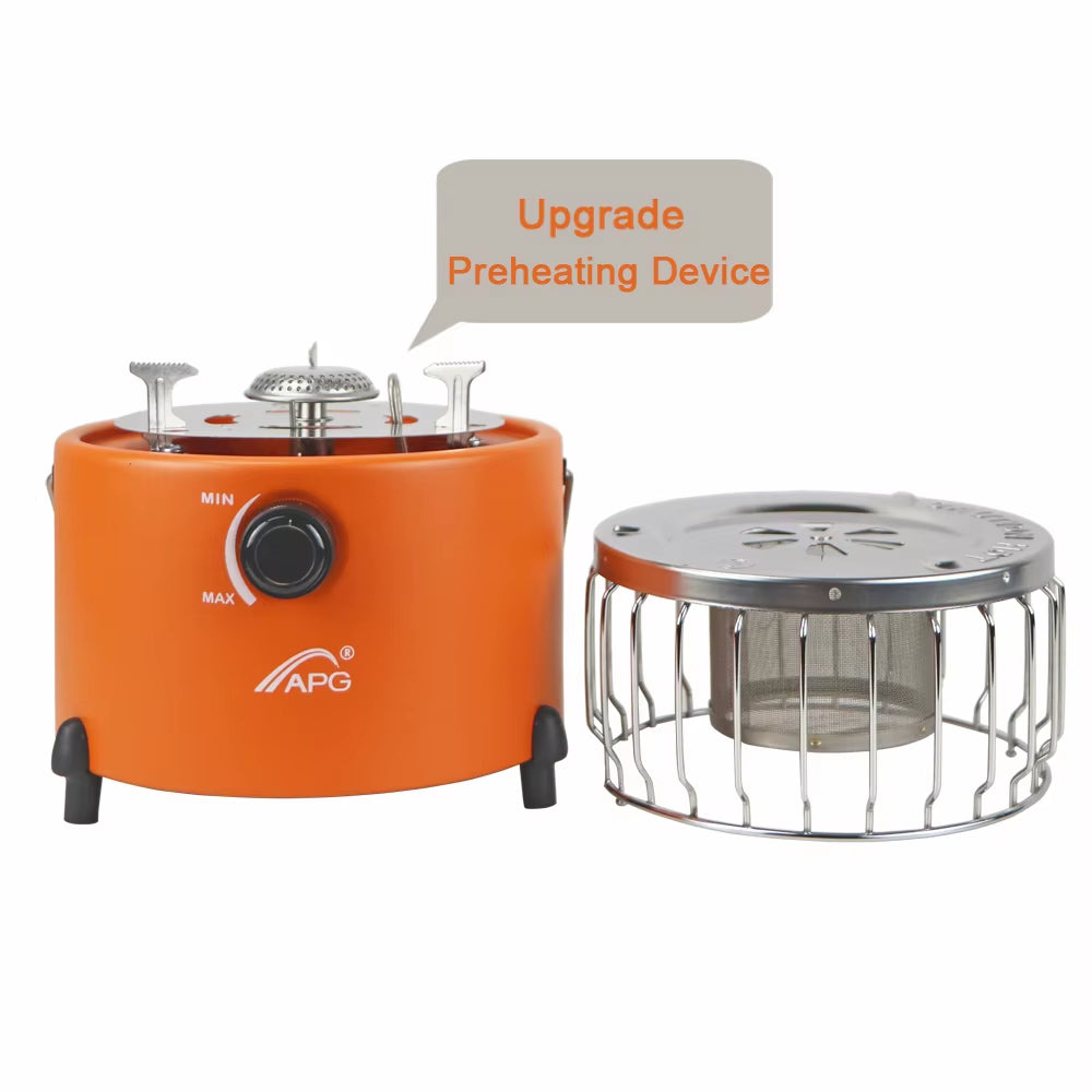 Portable 2 in 1 Camping Stove Gas Heater Outdoor Warmer Propane Butane Tent Heater Cooking System