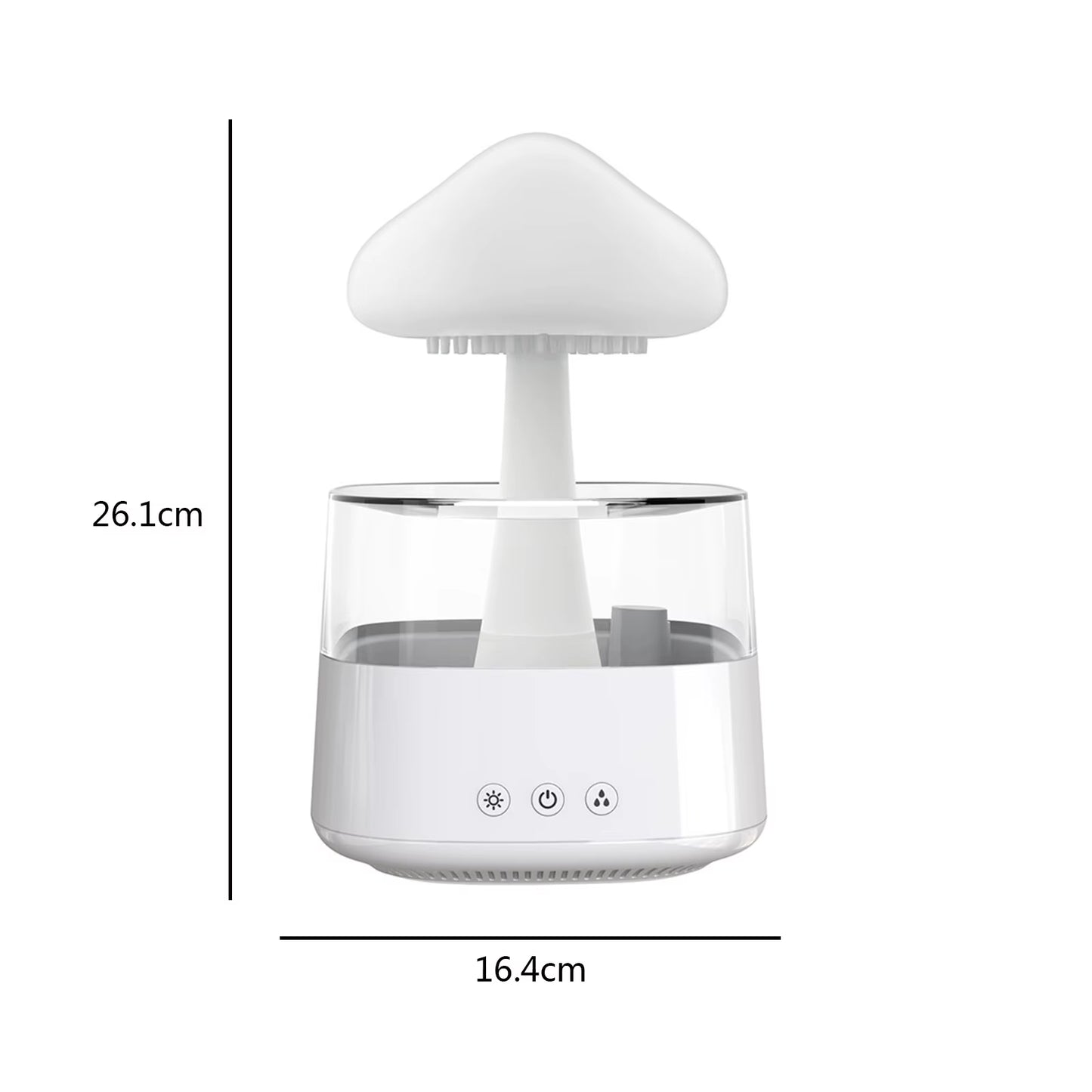 USB Colorful Night Lights Air Humidifier Mushroom Rain Aroma Diffuser Rain Cloud Smell Distributor Relax Water Drops Sounds