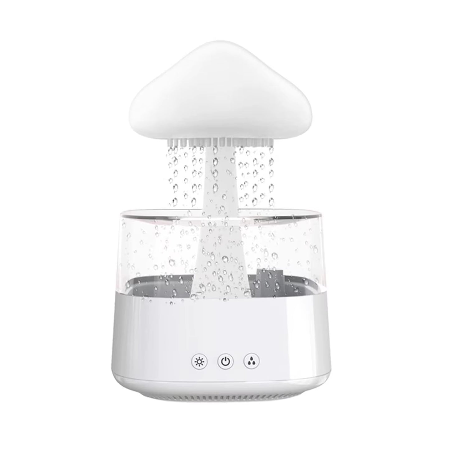 USB Colorful Night Lights Air Humidifier Mushroom Rain Aroma Diffuser Rain Cloud Smell Distributor Relax Water Drops Sounds