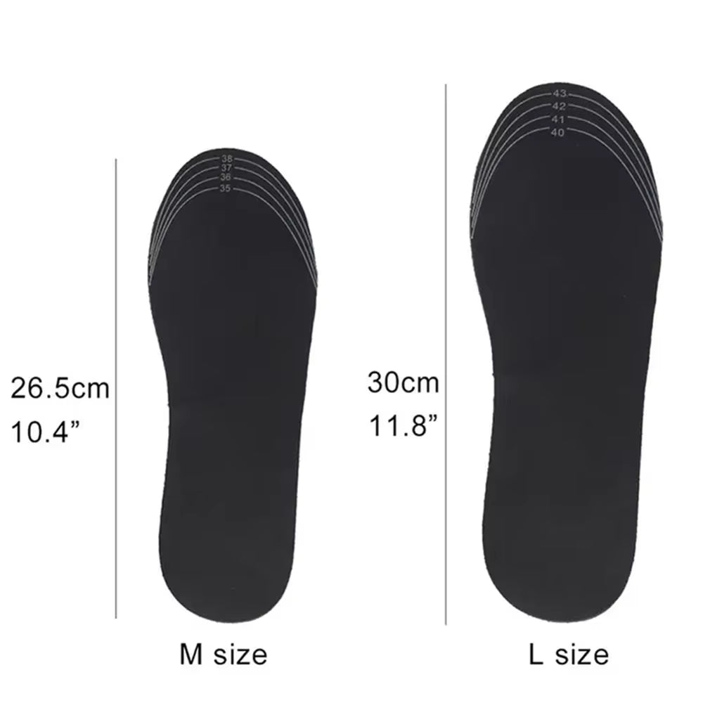 USB Heated Insoles for Shoes Men Woman Foot Warmer Electrically Heating Insole Warm Washable Thermal Shoe Pads for Sneakers