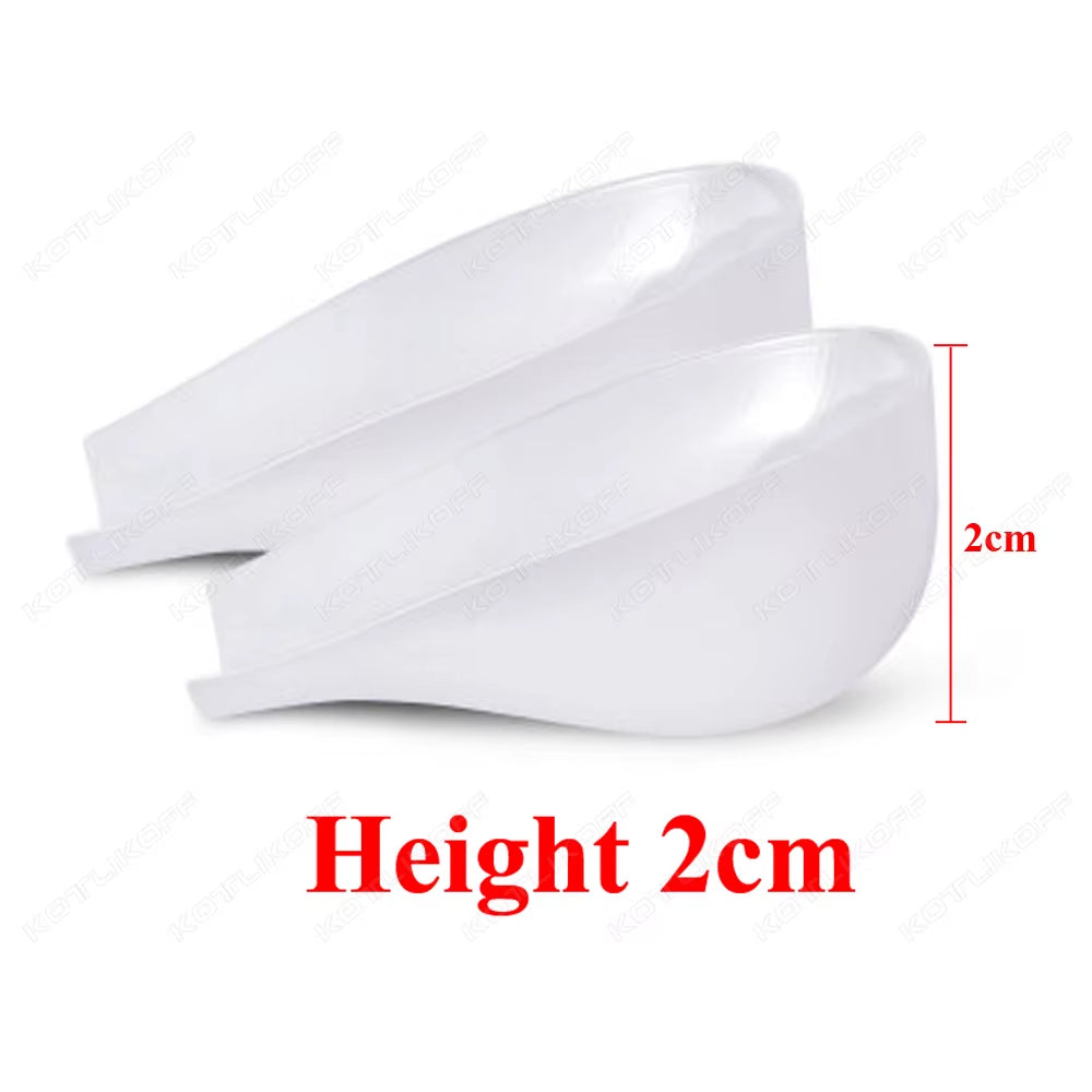 Invisible Silicone Height Increase Insole Silicone Socks Gel Heel Pads Heel Protectors Heightening Lift Shoes Sole Pad Unisex