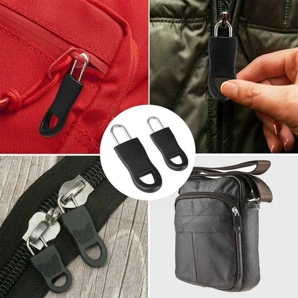 Universal Zipper Repair Kit Zipper Lock Sliding Teeth Rescue Zipper Head Repair Replacement Tools for Clothes Bagpack Bag Z7Q2