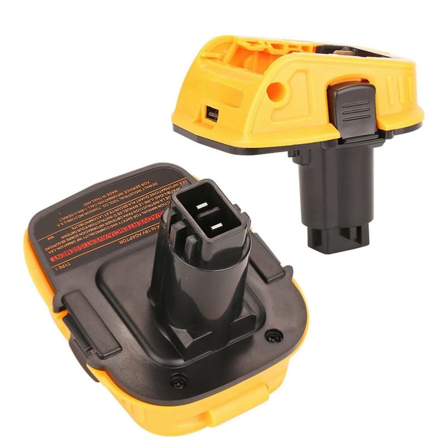 2X 18V to 20V MAX DCA1820 Adapter Converter for DEWALT 20 Volt Li-Ion Battery