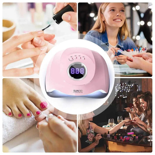 Professional Nail Dryer with LCD Screen and LEDs for Gel Polish